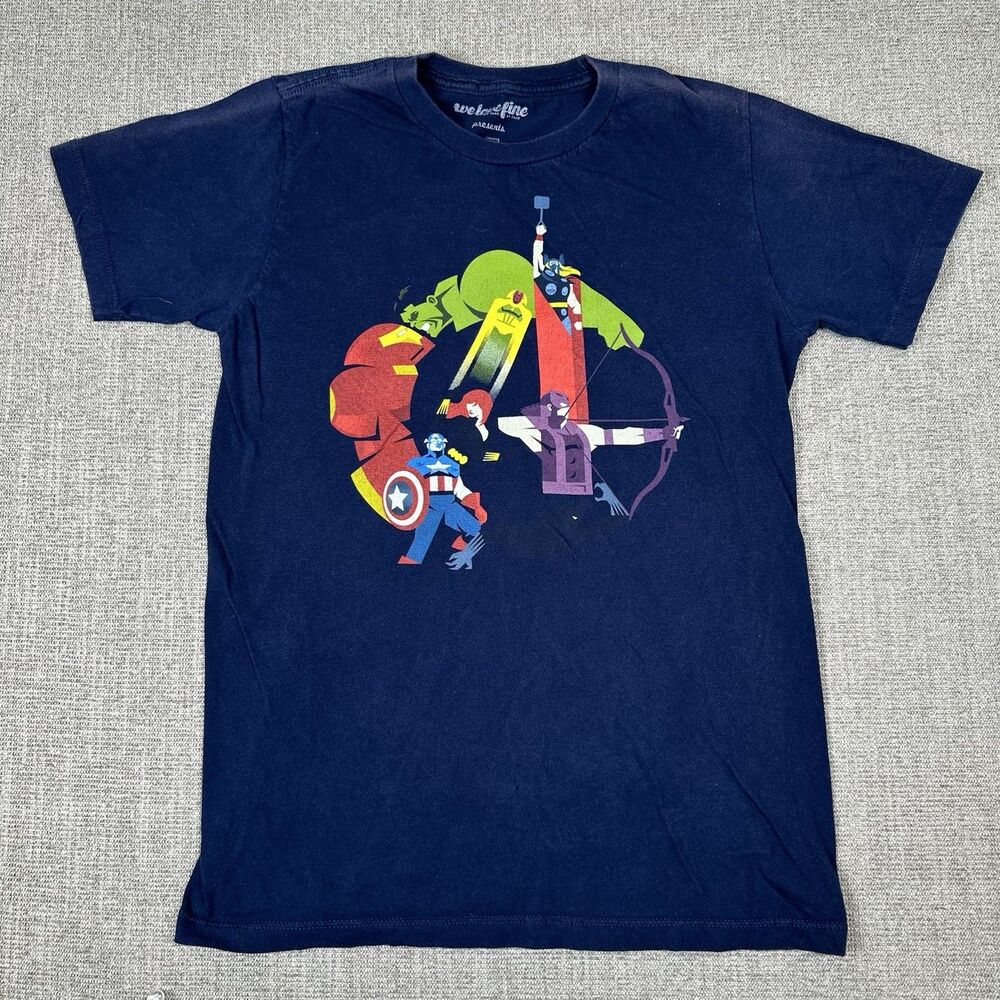 4/$20 Marvel Comics Love Fine Avengers Age Ultron Retro Graphic Tee Small READ